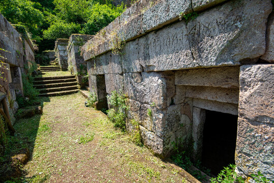 Etruscan Necropolis of Crocifisso del Tufo - Orvieto - Italy