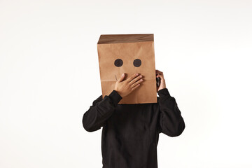 Various emotions and movements of the person
wearing the mask.