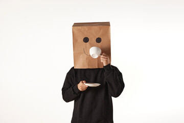 Various emotions and movements of the person
wearing the mask.