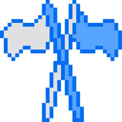 Racing Flags, Car, Pixelart Art, Machine, Flag Collection Set. 