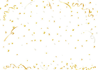 ゴールドの紙吹雪