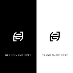 HC logo. H C design. White HC letter. HC, H C letter logo design. Initial letter HC linked circle uppercase monogram logo.