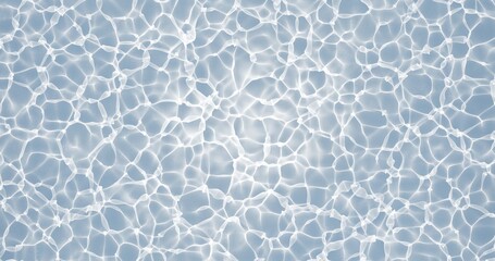 Abstract wavy surface and caustics texture background. 3D rendering.