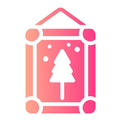 Fototapeta premium frame gradient icon