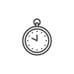 Chronometer timer line icon