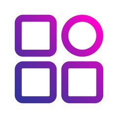 categories line icon