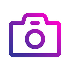 camera line icon