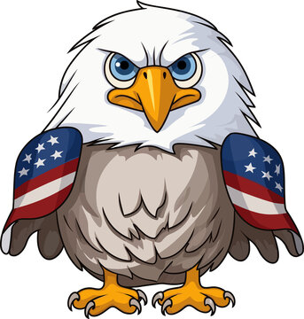 American Costume eagle illustration