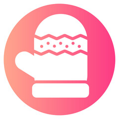 glove gradient icon