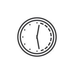 Noon time line icon