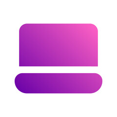 laptop line icon