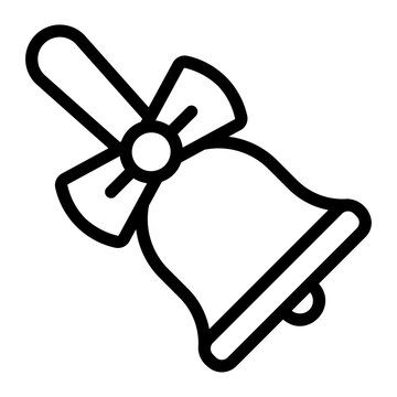 handbell line icon