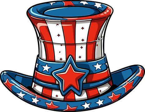 Patriot hat Illustration 