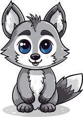 Obraz premium Cute Racoon Illustration 