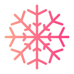 winter gradient icon