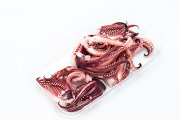 ボイルしたイカげそ