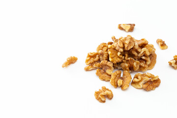 白背景にクルミ