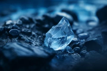 Foto op Plexiglas photo of block of ice © Yoshimura