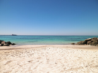 Beach in Vada, Italy.