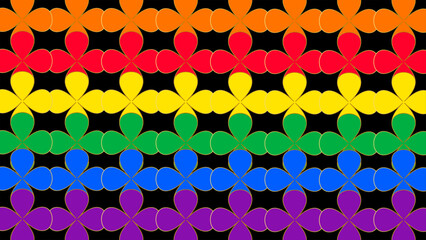 New LGBTQ Pride Flag Vector. New Updated Intersex Inclusive Progress Pride Flag