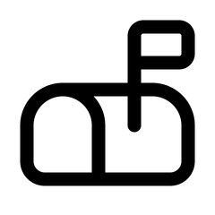 mailbox line icon