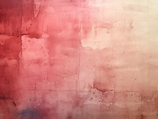 Sun-faded Vintage Paper with Washed-out Red and Uneven Color