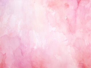 Fototapeta na wymiar Pastel Pink Watercolor Paper Texture with Subtle Brush Strokes