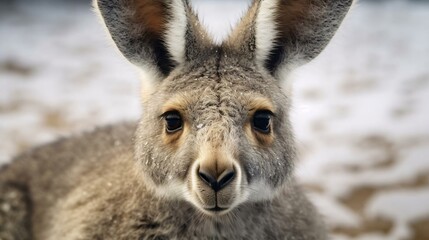 Fototapeta premium a close up of a deer