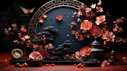 Chinese New Year S Decoration Festival , Happy New Year Background ,Hd Background