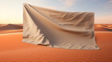 Fototapeta na wymiar a white sand dune