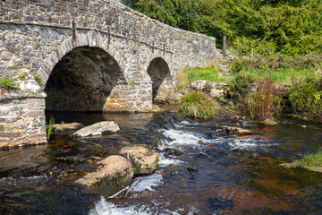 Postbridge Dartmoor road bridge