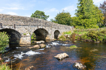 Postbridge Dartmoor road bridge