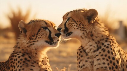 a couple of cheetahs