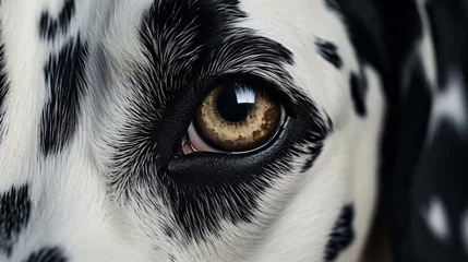 Möbelaufkleber a close up of a dogs face © KWY