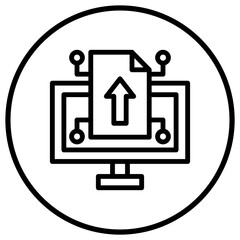 File sharing Vector Icon Design Illustration