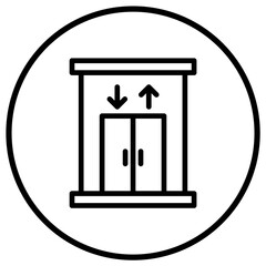 Elevator Vector Icon Design Illustration