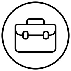 Briefcase Vector Icon Design Illustration