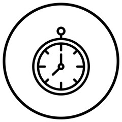 Clock Vector Icon Design Illustration