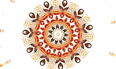 Abstract kaleidoscope background. Beautiful multicolor kaleidoscope texture. Unique mandala design