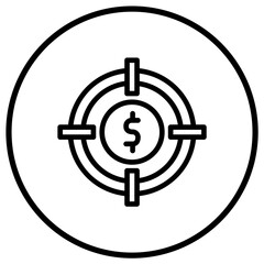 Focus Vector Icon Design Illustration