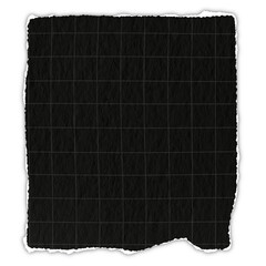 grid black paper lines Graph ripped message torn paper edge sheet strip page header decoration collage for message note page or banner cardboard blank memo - obrazy, fototapety, plakaty