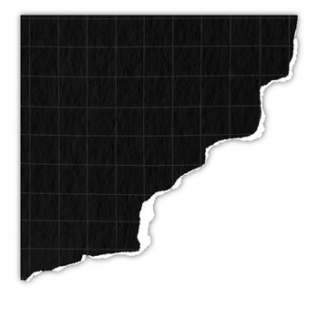 grid  black paper lines Graph ripped message torn paper edge sheet strip page corner header decoration collage for message note page or banner cardboard blank memo frame