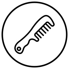 Hair comb Vector Icon Design Illustration