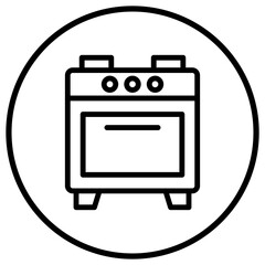 Oven Vector Icon Design Illustration