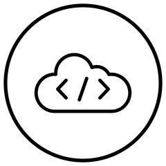 Coding Vector Icon Design Illustration