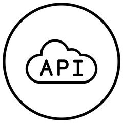 Api Vector Icon Design Illustration