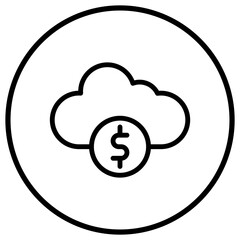 Coin Vector Icon Design Illustration