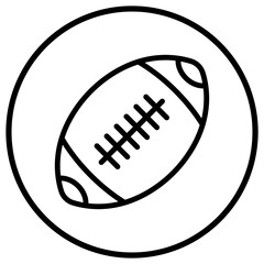 American football Vector Icon Design Illustration