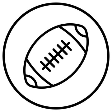 American football Vector Icon Design Illustration