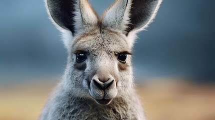 Fototapeta premium a close up of a kangaroo